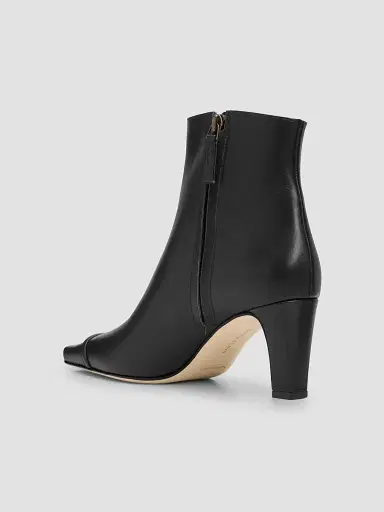 Manolo Blahnik Women's Vivecal 70MM Leather Ankle Boots | Thumbnail 4 Manolo Blahnik Women's Vivecal 70MM Leather Ankle Boots | Thumbnail 4