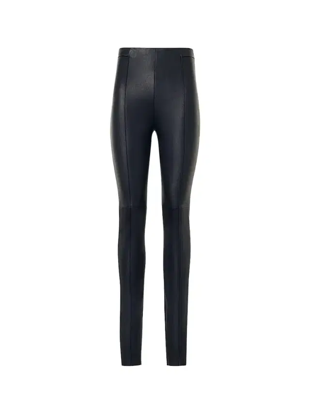 Women's Flame Stretch Leather Skinny Pants - Black Women's Flame Stretch Leather Skinny Pants - Black