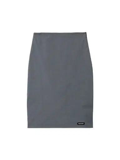 Miu Miu Women's Stretch Poplin Skirt - Grey | Thumbnail 1 Miu Miu Women's Stretch Poplin Skirt - Grey | Thumbnail 1