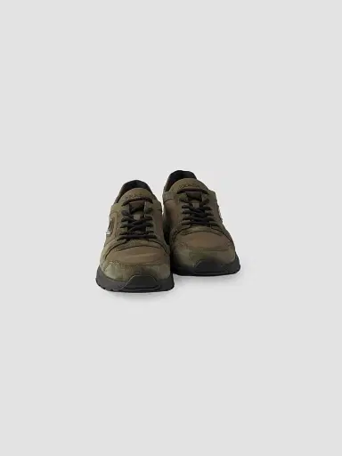 Prada Men's Prax Suede and Re-Nylon Sneakers - Green | Thumbnail 4 Prada Men's Prax Suede and Re-Nylon Sneakers - Green | Thumbnail 4