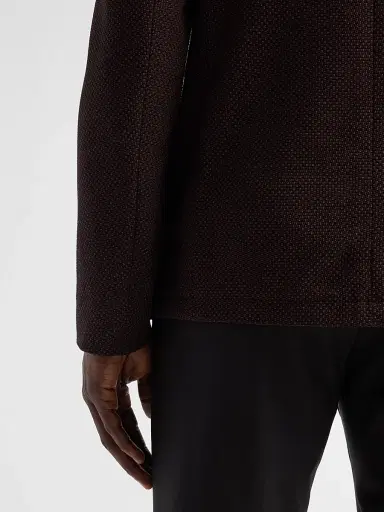 Emporio Armani Men's Square Textured Wool-Blend Soft Jacket - Size 50 | Thumbnail 8 Emporio Armani Men's Square Textured Wool-Blend Soft Jacket - Size 50 | Thumbnail 8