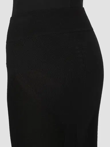 Rick Owens Women's Asymmetric High-Waisted Midi-Skirt - Black | Thumbnail 6 Rick Owens Women's Asymmetric High-Waisted Midi-Skirt - Black | Thumbnail 6