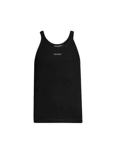 Dolce & Gabbana Men's Etichetta Cotton Tank | Thumbnail 1 Dolce & Gabbana Men's Etichetta Cotton Tank | Thumbnail 1