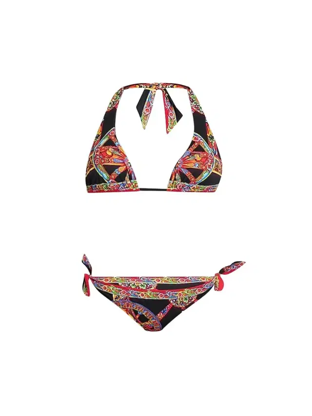 Women's St. Carretto Printed Bikini - Ruote Carretto Women's St. Carretto Printed Bikini - Ruote Carretto