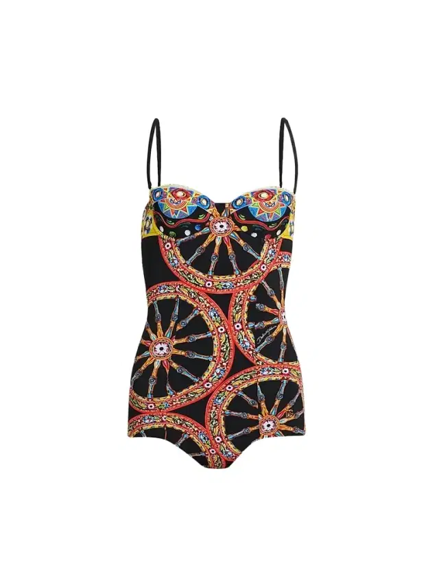 Women's St. Carretto Retro One-Piece Swimsuit - Carretto Women's St. Carretto Retro One-Piece Swimsuit - Carretto