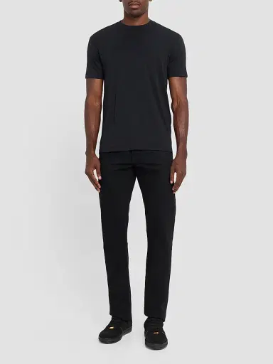 Tom Ford Men's Jersey Crewneck T-Shirt - Black | Thumbnail 2 Tom Ford Men's Jersey Crewneck T-Shirt - Black | Thumbnail 2