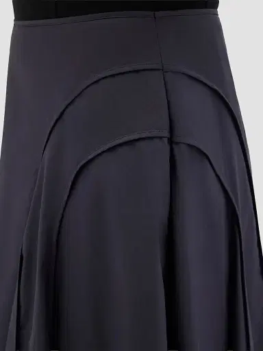 Another Tomorrow Women's Seamed Full Skirt - Midnight - Size XL | Thumbnail 5 Another Tomorrow Women's Seamed Full Skirt - Midnight - Size XL | Thumbnail 5