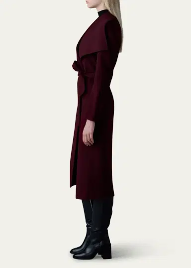 Mackage Mai Wool Belted Wrap Coat | Thumbnail 8 Mackage Mai Wool Belted Wrap Coat | Thumbnail 8