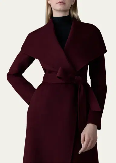Mackage Mai Wool Belted Wrap Coat | Thumbnail 9 Mackage Mai Wool Belted Wrap Coat | Thumbnail 9