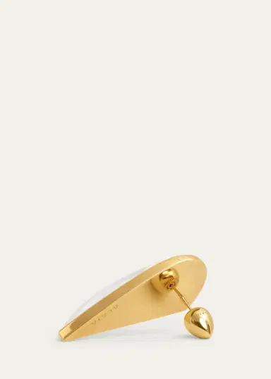 Alaïa Half Heart-Shaped Crystal Earrings | Thumbnail 4 Alaïa Half Heart-Shaped Crystal Earrings | Thumbnail 4