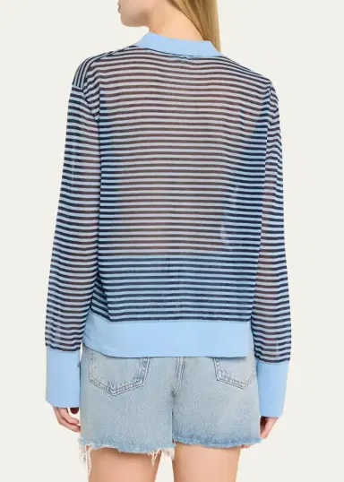 Frame The Collared Cardigan | Thumbnail 3 Frame The Collared Cardigan | Thumbnail 3