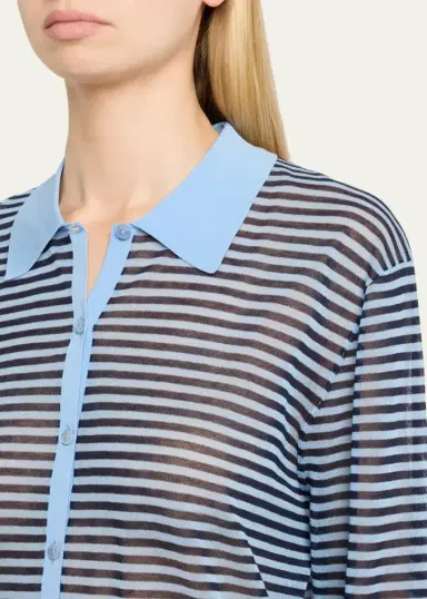 Frame The Collared Cardigan | Thumbnail 5 Frame The Collared Cardigan | Thumbnail 5