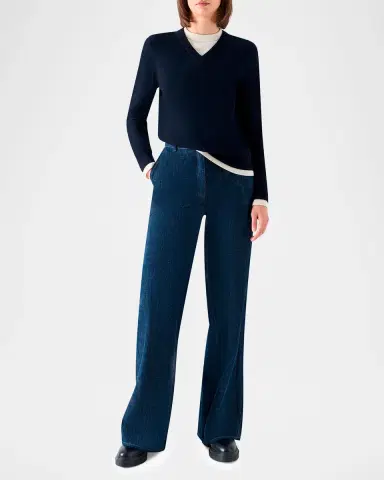 Akris punto Layered Wool-Cashmere Sweater | Thumbnail 2 Akris punto Layered Wool-Cashmere Sweater | Thumbnail 2