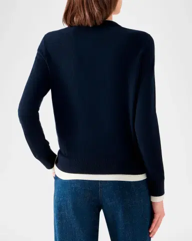 Akris punto Layered Wool-Cashmere Sweater | Thumbnail 3 Akris punto Layered Wool-Cashmere Sweater | Thumbnail 3