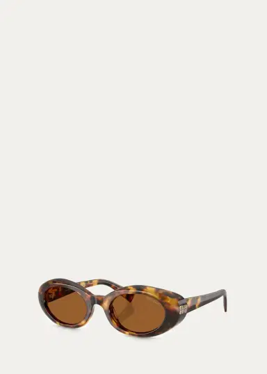 Miu Miu MU B09SF 52MM Oval Sunglasses | Thumbnail 3 Miu Miu MU B09SF 52MM Oval Sunglasses | Thumbnail 3