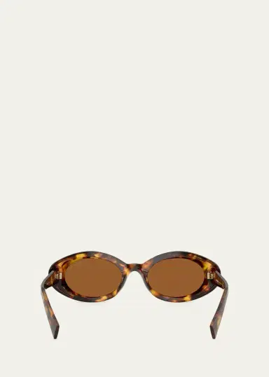 Miu Miu MU B09SF 52MM Oval Sunglasses | Thumbnail 4 Miu Miu MU B09SF 52MM Oval Sunglasses | Thumbnail 4