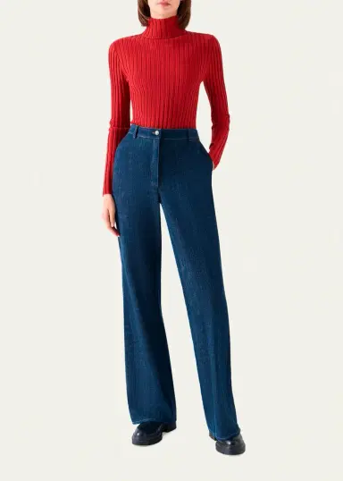 Akris punto Wool Knit Turtleneck Sweater | Thumbnail 2 Akris punto Wool Knit Turtleneck Sweater | Thumbnail 2