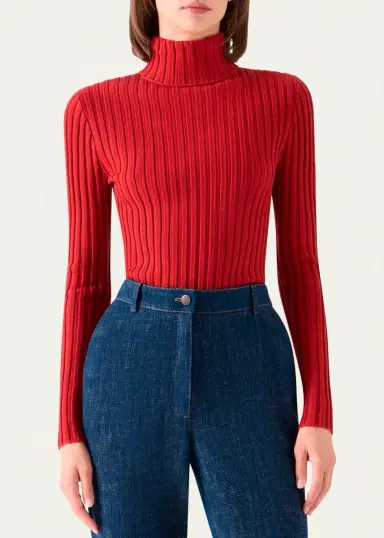 Akris punto Wool Knit Turtleneck Sweater | Thumbnail 4 Akris punto Wool Knit Turtleneck Sweater | Thumbnail 4