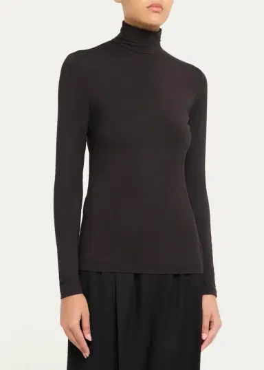 Akris punto Mock Neck Long-Sleeve Jersey Top | Thumbnail 4 Akris punto Mock Neck Long-Sleeve Jersey Top | Thumbnail 4