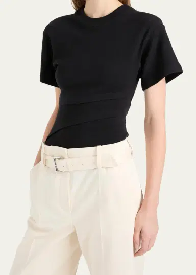 Proenza Schouler Hilma Pleated Cotton-Blend Top | Thumbnail 5 Proenza Schouler Hilma Pleated Cotton-Blend Top | Thumbnail 5
