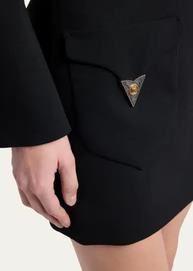 Versace Wool Mini Skirt | Thumbnail 5 Versace Wool Mini Skirt | Thumbnail 5