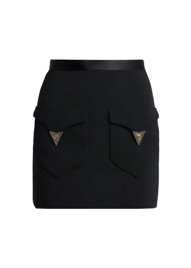 Versace Wool Mini Skirt | Thumbnail 1 Versace Wool Mini Skirt | Thumbnail 1