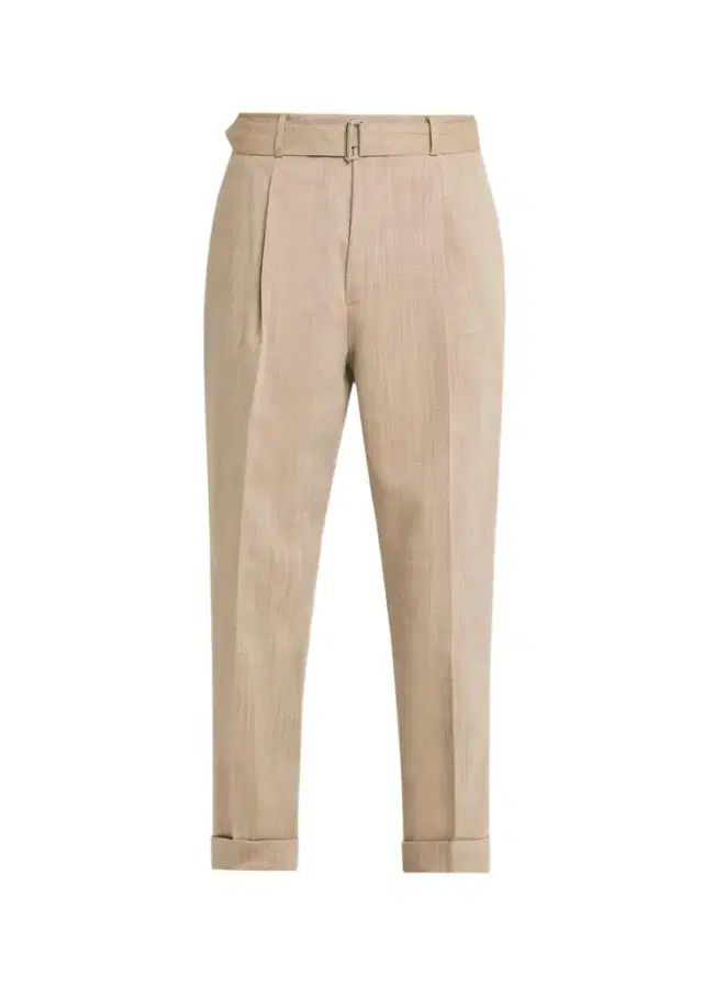 Men's Hugo Heathered Wool Belted Trousers Men's Hugo Heathered Wool Belted Trousers