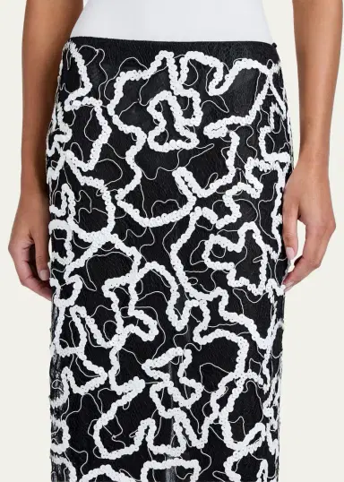 Proenza Schouler Maite Embroidered Column Maxi Skirt | Thumbnail 5 Proenza Schouler Maite Embroidered Column Maxi Skirt | Thumbnail 5