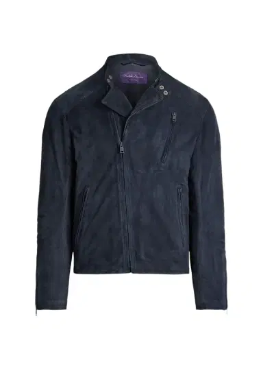 Ralph Lauren Purple Label Men's Suede Moto Jacket | Thumbnail 1 Ralph Lauren Purple Label Men's Suede Moto Jacket | Thumbnail 1