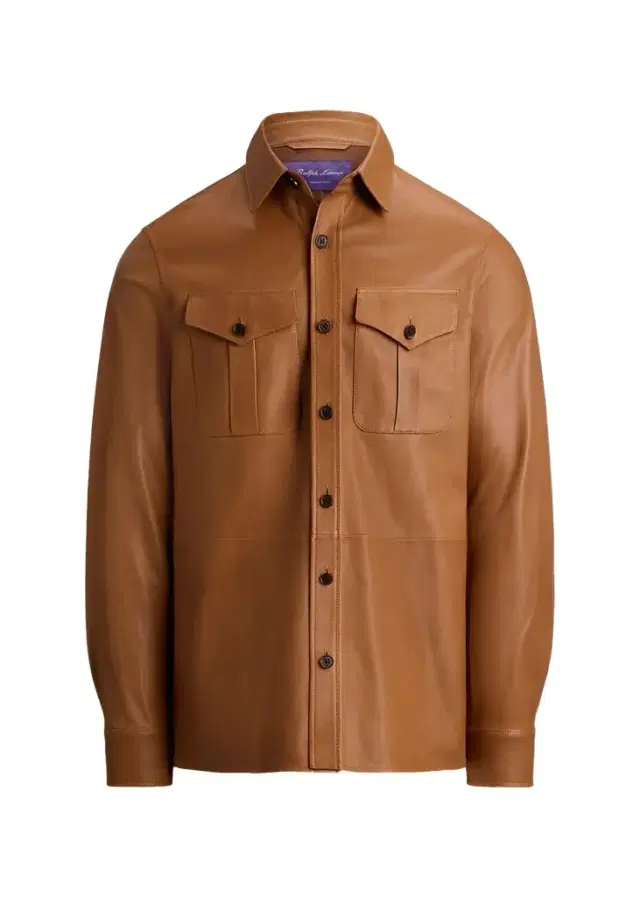 Men's Plonge Leather Overshirt Men's Plonge Leather Overshirt