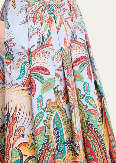 Etro Sleeveless Paisley-Print Pleated Cotton Midi Dress | Thumbnail 5 Etro Sleeveless Paisley-Print Pleated Cotton Midi Dress | Thumbnail 5