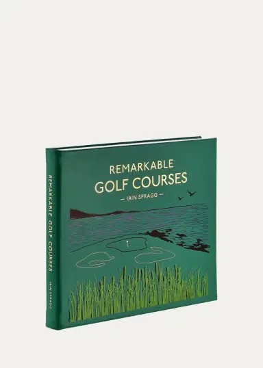 Graphic Image "Remarkable Golf Courses: The Illustrated Guide to the World's Most Wonderful Golf Courses" Leather-Bound Book by Iain Spragg | Thumbnail 2 Graphic Image "Remarkable Golf Courses: The Illustrated Guide to the World's Most Wonderful Golf Courses" Leather-Bound Book by Iain Spragg | Thumbnail 2