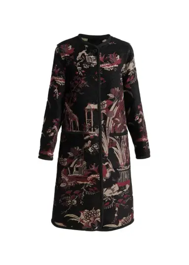Etro Toile Brocade Single-Breasted Long Coat | Thumbnail 1 Etro Toile Brocade Single-Breasted Long Coat | Thumbnail 1