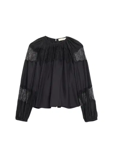 Ulla Johnson Bess Silk Long-Sleeve Blouse | Thumbnail 1 Ulla Johnson Bess Silk Long-Sleeve Blouse | Thumbnail 1