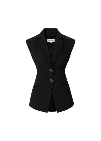 Veronica Beard Sorenne Single-Breasted Vest | Thumbnail 1 Veronica Beard Sorenne Single-Breasted Vest | Thumbnail 1