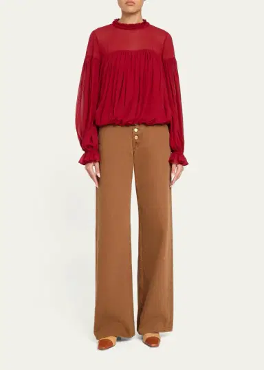 Ulla Johnson The Jasmine Low-Rise Jeans | Thumbnail 2 Ulla Johnson The Jasmine Low-Rise Jeans | Thumbnail 2