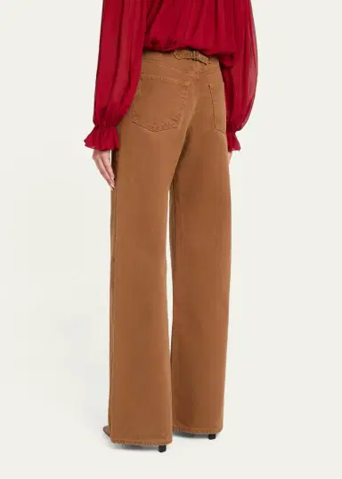 Ulla Johnson The Jasmine Low-Rise Jeans | Thumbnail 3 Ulla Johnson The Jasmine Low-Rise Jeans | Thumbnail 3