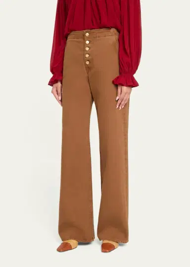 Ulla Johnson The Jasmine Low-Rise Jeans | Thumbnail 4 Ulla Johnson The Jasmine Low-Rise Jeans | Thumbnail 4