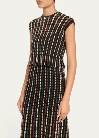 Ulla Johnson Natia Short-Sleeve Knit Top | Thumbnail 4 Ulla Johnson Natia Short-Sleeve Knit Top | Thumbnail 4