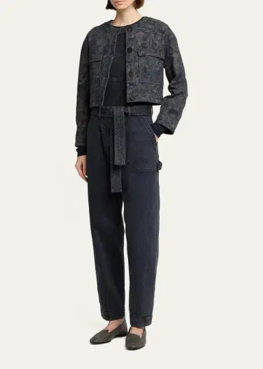 Giorgio Armani Tapered Stretch Denim Jeans | Thumbnail 2 Giorgio Armani Tapered Stretch Denim Jeans | Thumbnail 2