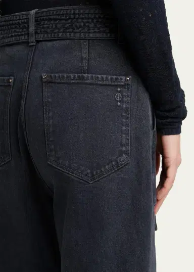 Giorgio Armani Tapered Stretch Denim Jeans | Thumbnail 5 Giorgio Armani Tapered Stretch Denim Jeans | Thumbnail 5