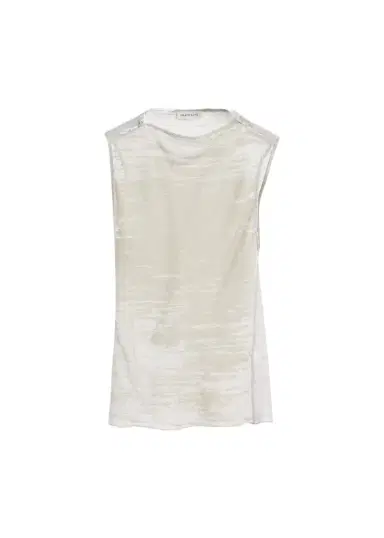 Grace Ling Boat-Neck Glitch Velvet Burnout Sleeveless Top | Thumbnail 1 Grace Ling Boat-Neck Glitch Velvet Burnout Sleeveless Top | Thumbnail 1