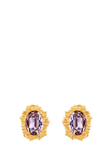 Oscar de la Renta Oval Medallion Stud Earrings | Thumbnail 1 Oscar de la Renta Oval Medallion Stud Earrings | Thumbnail 1