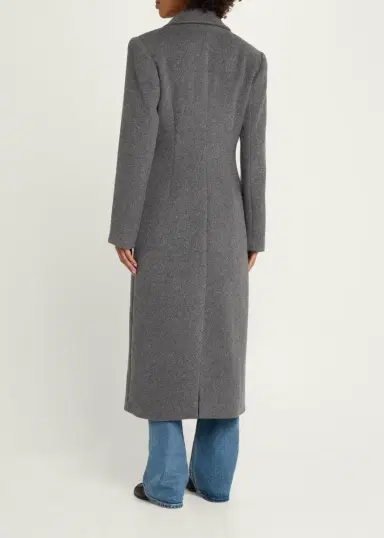 Toccin Boston Sculpted Peak-Lapel Wool Coat | Thumbnail 3 Toccin Boston Sculpted Peak-Lapel Wool Coat | Thumbnail 3
