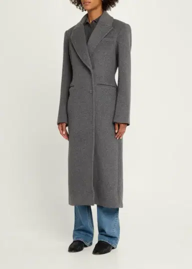 Toccin Boston Sculpted Peak-Lapel Wool Coat | Thumbnail 4 Toccin Boston Sculpted Peak-Lapel Wool Coat | Thumbnail 4
