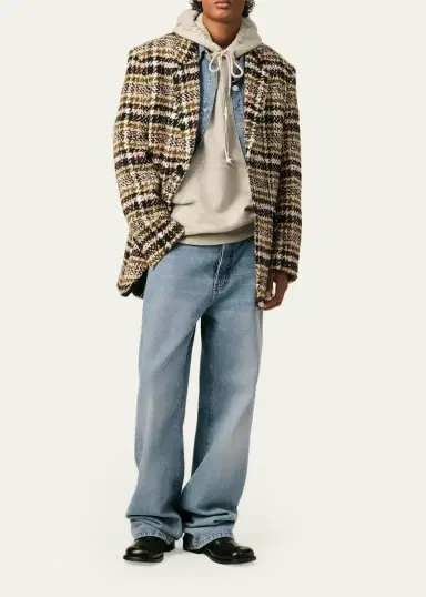 Ami Paris Men's Large Fit Jeans | Thumbnail 2 Ami Paris Men's Large Fit Jeans | Thumbnail 2