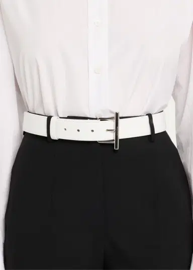 McQueen T-Bar Skinny Leather Belt | Thumbnail 2 McQueen T-Bar Skinny Leather Belt | Thumbnail 2