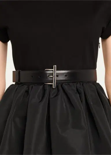 McQueen T-Bar Skinny Leather Belt | Thumbnail 4 McQueen T-Bar Skinny Leather Belt | Thumbnail 4