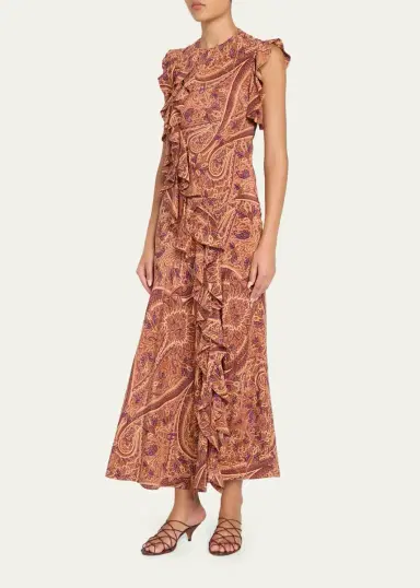 Ulla Johnson Ameline Sleeveless Silk Maxi Dress | Thumbnail 4 Ulla Johnson Ameline Sleeveless Silk Maxi Dress | Thumbnail 4