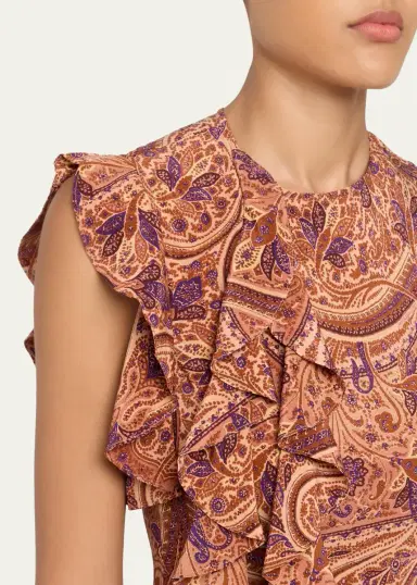 Ulla Johnson Ameline Sleeveless Silk Maxi Dress | Thumbnail 5 Ulla Johnson Ameline Sleeveless Silk Maxi Dress | Thumbnail 5